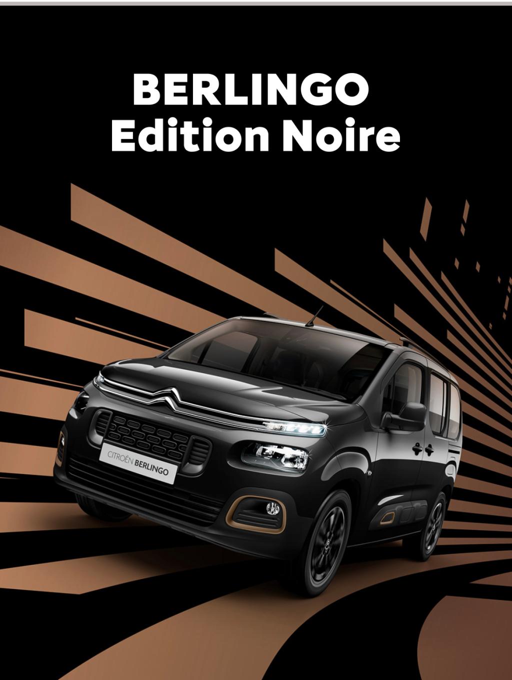 BERLINGO Edition Noire DEBUT FAIR